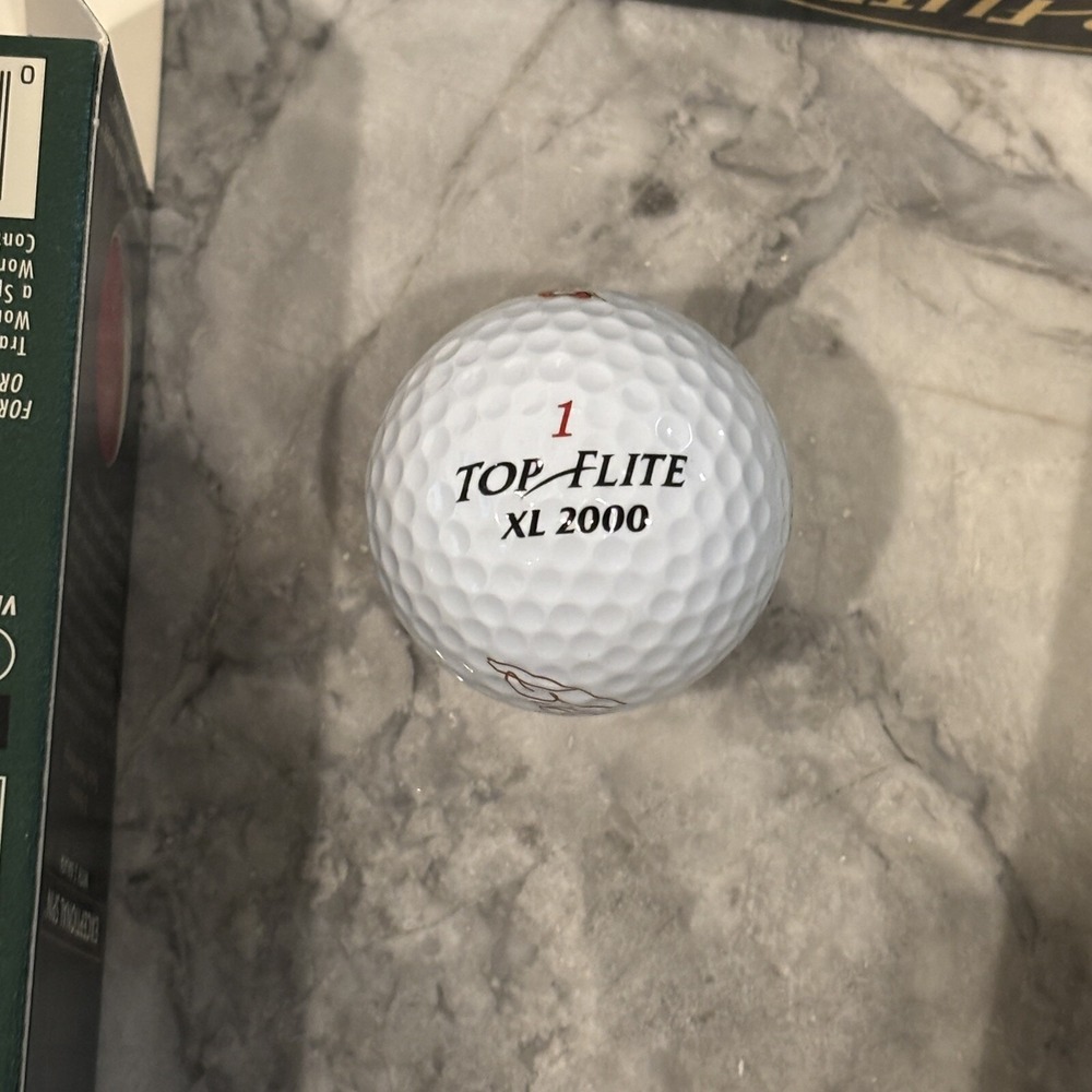 LOT OF 3 Top Flight XL 2000 Golf Balls‎ Extra Long Spalding Pack 9 NEW IN BOX - Picture 6 of 12